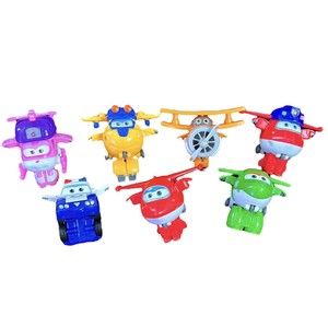 Lot of 7 - Super Wings Toys Transformer Planes Figures  Disney Pixar